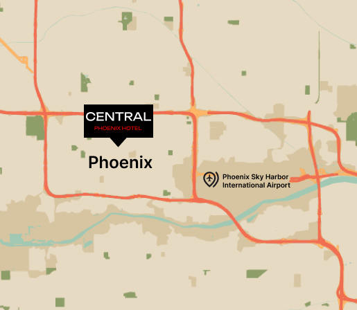 Central Phoenix Hotel - 402 W Van Buren St, Phoenix, Arizona - 85003, USA